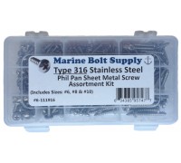 Stainless Sheet Metal Screw Assortment Kits